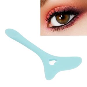 Silicone Eyeliner Aid, Makeup Eyeliner Eyelash Tool (Pack of 1)Light Blue
