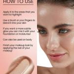 3 in 1 Matte Face Blusher Palette 1 Pcs