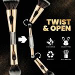 4 in 1 Makeup Brush with Foundation Eyeshadow Blending (Pack of 1)