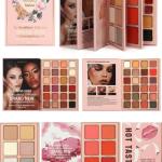 Professional All in one 5 in 1 Makeup Book Kit | Eyeshadow (Glitter and matte) Highlighter Blush Contour Lip Eyebrow Palette (Multicolor)