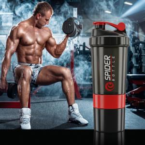 Professional Protein Shaker Bottle 500ml ( 1 Piece) Red