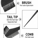 Hair Coloring Dyeing Kit Brush with Bowl 4 set