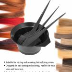 Hair Coloring Dyeing Kit Brush with Bowl 4 set