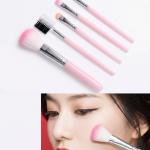 Mini 5 In 1 Makeup Mini Brushes Set for Women's & Girls (Pink).