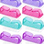 6pcs Big Handle Grip Nail Brush, Fingernail Scrub Cleaning Brush, Pedicure Cleaner Brushes.