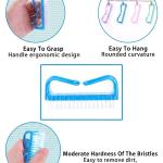 6pcs Big Handle Grip Nail Brush, Fingernail Scrub Cleaning Brush, Pedicure Cleaner Brushes.
