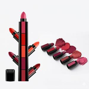 Red Edition 5 in 1 Matte Lipstick (Red, 7.5 g)  (Multi, 7.5 g)