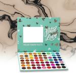 Ocean Beauty  63 Color Pressed Pigment Eyeshadow Palette ( Glitter, Shimmer, Matte,  Metalic ) 1 Pcs