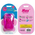 Bikini Saving Razor for Ladies Portable Shaving Kit with 3 Blades, Pink and Blue (Pack of 1).