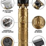 Vintage T9 Trimmer Men Beard Trimmer, Professional Hair Clipper, Adjustable Blade Clipper,