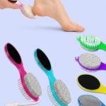 4 In 1 Foot Pedicure Brush, Pumice Foot Tool Stone, Scrubber & File For Soft Care(Pack of 1).