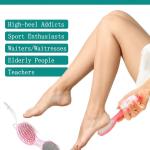 4 In 1 Foot Pedicure Brush, Pumice Foot Tool Stone, Scrubber & File For Soft Care(Pack of 1).