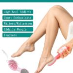 4 In 1 Foot Pedicure Brush Foot File (Multicolor)