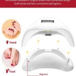 Nail Art Lamp Manicure Pedicure Tool ( Pack of 1)