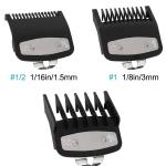 Premium Hair Clipper Guide Comb Set – 3 Sizes.