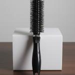 Hair Brush Comb Round Comb Twill with Wood Handle 1 Pcs
