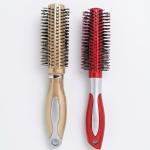 Hair Curling Roller Round Comb Brush (Pack Of 2).