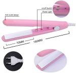 Mini Straightener and Curler (Pack of 1) Multicolor