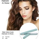 Mini Electronic Hair Crimper and Curler - Ceramic Design Styling Tool(Multicolor) Pack o f 1.