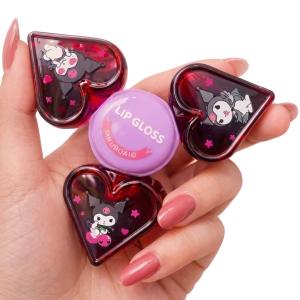 3 In 1 Cute Heart Shaped Spinner Lip Gloss Tint For Women/Girls ( 1 Piece). Mutlcolour
