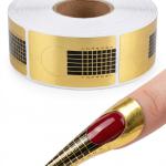 Poly Nail Gel Nail Forms Nail Extension Tips Guide Paper( 100 Sticker Roll) Pack of 1