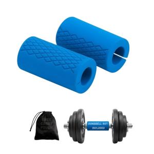 Muscle Growth Easily Attachable to Any Barbell, Dumbbell Grips Pack of 1