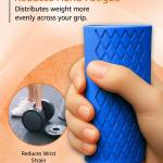 ( 1 Pair) Dumbbell Grips Thick Barbell Grip Bar Dumbbell Grip.