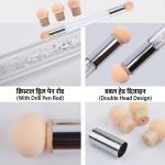 Dotting Gradient Nail Sponge Stick Tool(Set of 1).