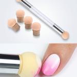 Dotting Gradient Nail Sponge Stick Tool(Set of 1).
