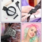 Plastic Hair Dye Brush & Mixing Bowl Hair Coloring Kit (4 Item)
