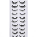 3D Eyelashes Fibber Synthetic, Natural & soft 100% Handmade 3D Eyelashes (pack of 5)