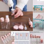 Plastic Portable Travel Size Empty Bottles for Makeup Cosmetic  (Pack of 1).