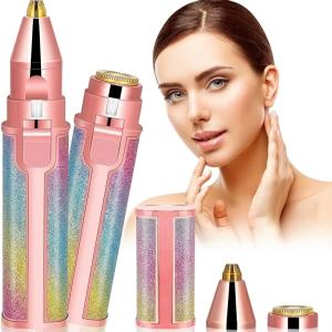 Eyebrow Trimmer, 2 in 1 Rechargeable Facial Hair Remover(Pack o f 1).