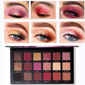 18 Color Shimmery Eyeshadow Palette Endless Glamour & Creativity