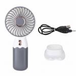 Mini Rechargeable Fan Handheld USB Fan with Brushed Motor, (Pack of 1) AQUA