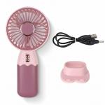 Mini Rechargeable Fan Handheld USB Fan with Brushed Motor, (Pack of 1) AQUA