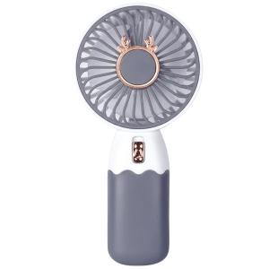 Mini Rechargeable Fan Handheld USB Fan with Brushed Motor, (Pack of 1)White