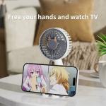 Hand Fan Built-In Rechargeable Battery Operated Summer Cooling Mini Fan  1 Pcs