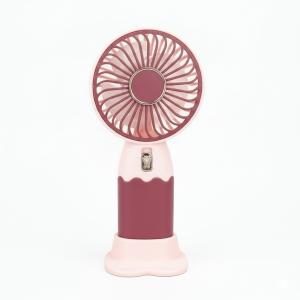 Hand Fan Built-In Rechargeable Battery Operated Summer Cooling Mini Fan  1 Pcs