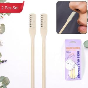 2 Pcs Nose Hair Remover Cutter, 2-in-1 Nasal Hair Cutter