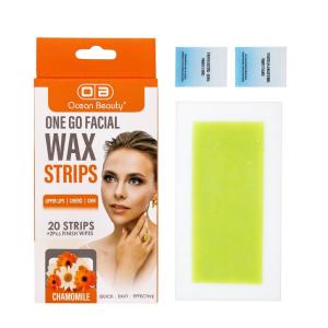 20 Pcs Wax Strips for Facial Hair Removal