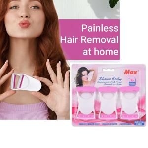 Women's Disposable Plastic Hair Razor & Bikini Shaving Razor For Women- Pack Of 1 (6 Pcs).