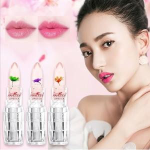 Waterproof Flower Lipstick Jelly Flower Transparent Color Changing Lipstick 1 Pcs