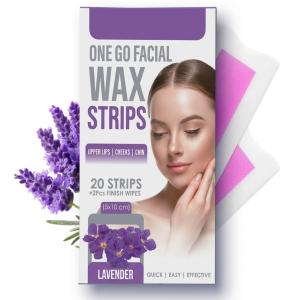 20 Pcs Wax Strips for Facial Hair Removal