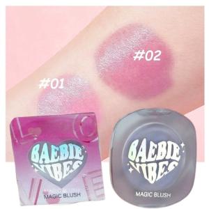 Lip & Cheek Color Changing Blush Warm Change Blush Pink 1 Pcs