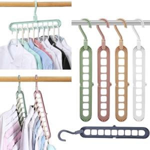 Space saving Clothes Hanged on Hanger (Pack of 5)..