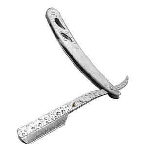 Stainless Steel Straight Edge Barber Razor Folding Shaving Shaver Without Blade for Men