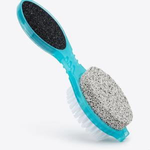 4 In 1 Foot Pedicure Brush Foot File (Multicolor)
