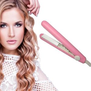 Mini Electronic Hair Crimper and Curler - Multicolor( Pack of 1).