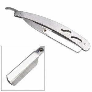 Stainless Steel Straight Edge Barber Razor Folding Shaving Shaver Without Blade.